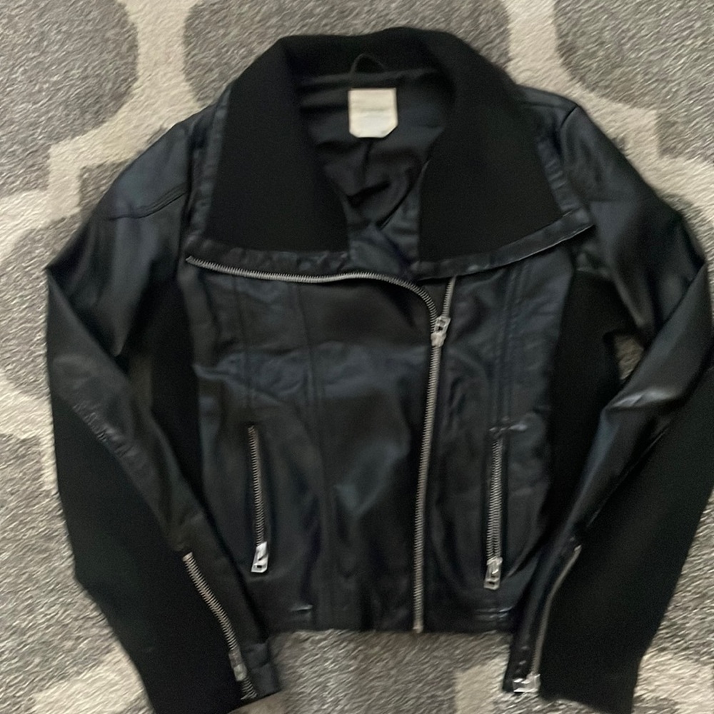 Never worn faux leather jacket!